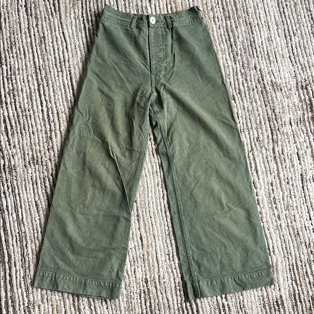 Jesse Kamm Green Sailor Pant